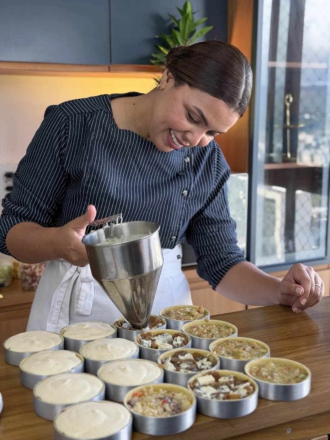 Quiches recheadas nas forminhas prontas pra entrega